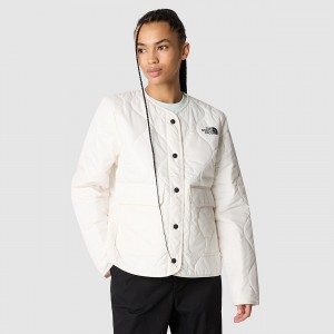 The North Face Ampato Gesteppt Jacket Weiß | 582ZYGKMI