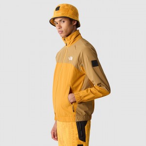 The North Face NSE Shell Suit Top Gelb Braun | 027SBXANR
