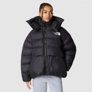 The North Face Oversized Kurzes Puffer Jacket Schwarz | 904DVQYRL