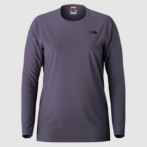 The North Face Simple Dome Long Sleeve T-Shirt Lunar Slate | 123HBLXCP