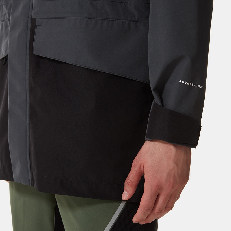 The North Face Dryzzle All-Weather FUTURELIGHT™ Jacket Grau Schwarz | 768UWGOKP