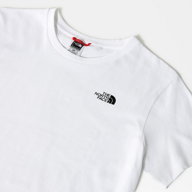 The North Face Simple Dome T-Shirt Weiß | 208ZISTLQ